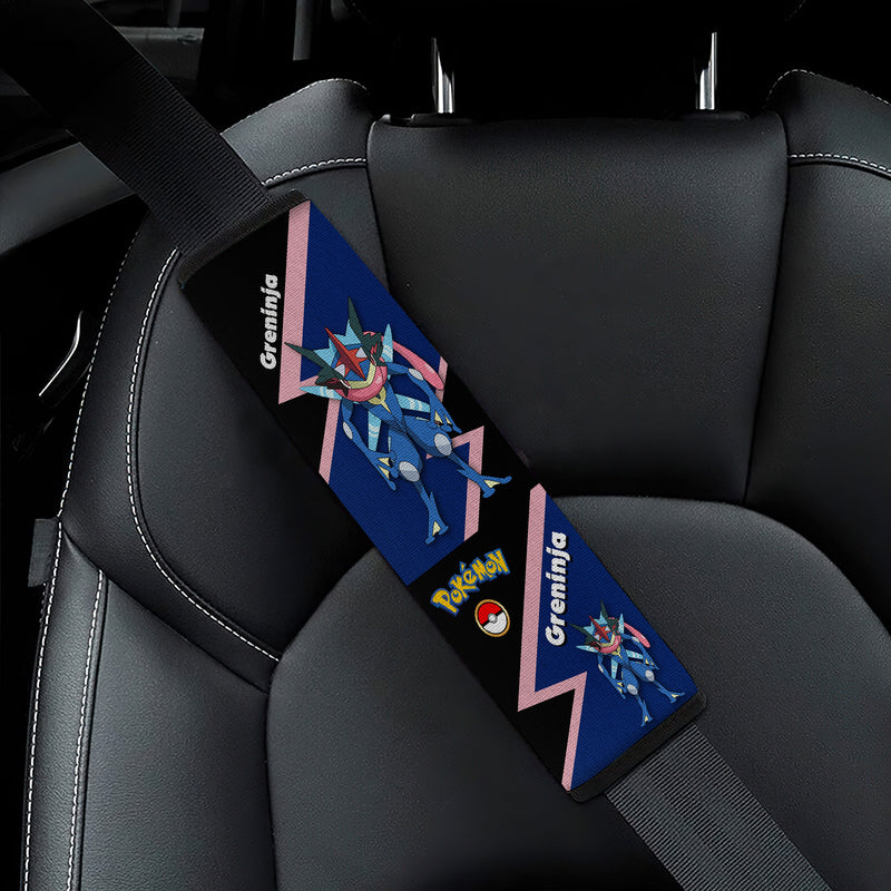 Greninja Pokemon Car Seat Belt Cover Custom Car Accessories