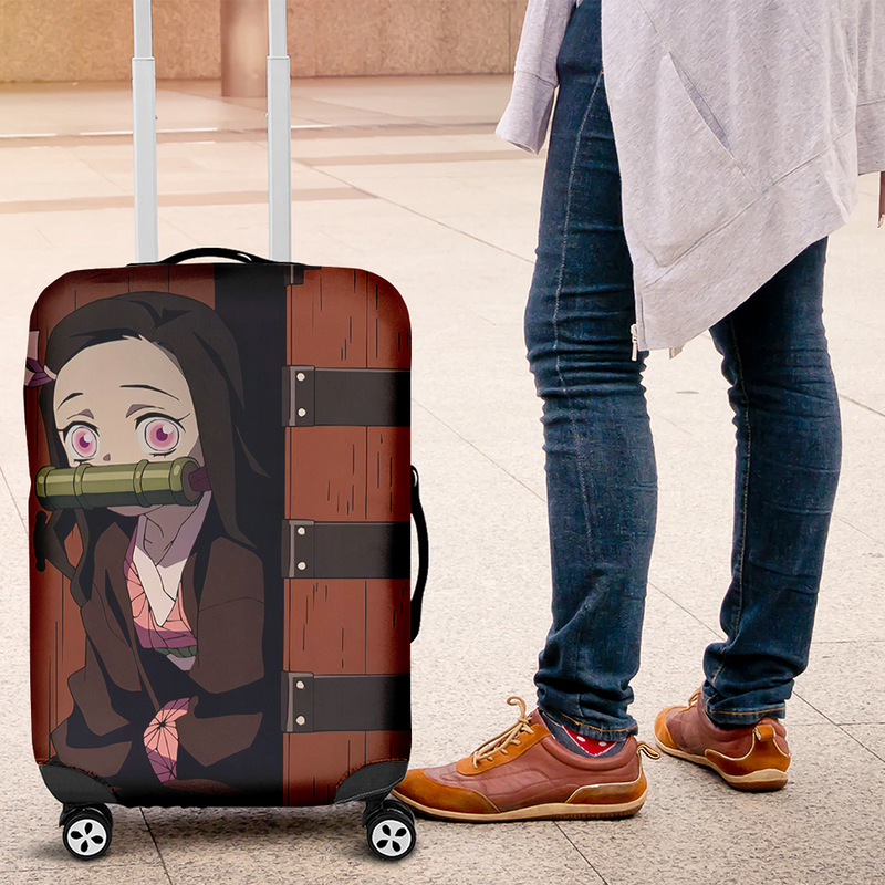 Nezuko Demon Slayer Anime Luggage Cover Suitcase Protector