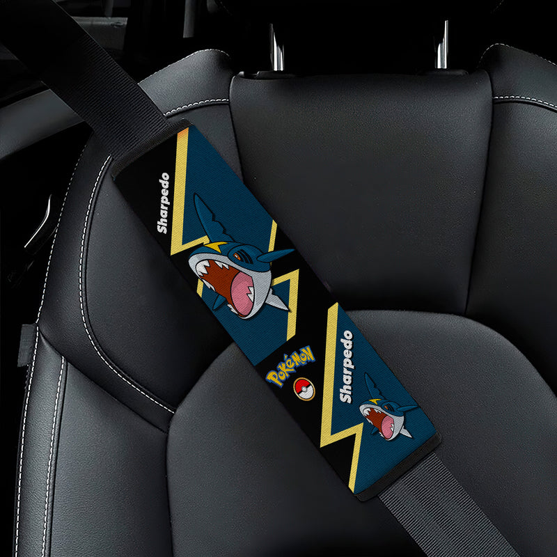Sharpedo Pokemon Car Seat Belt Cover Custom Car Accessories
