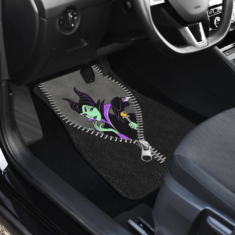 Maleficent Get In Sit Down And Hold On Car Floor Mats
