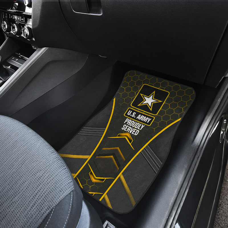 Us Army Proudy Served Car Floor Mats