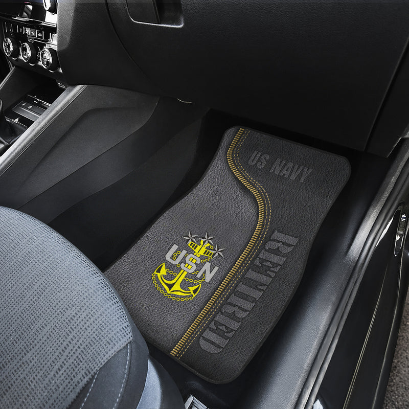 Us Navy Get In Sit Down Shut Up Hold On Retired Car Floor Mats