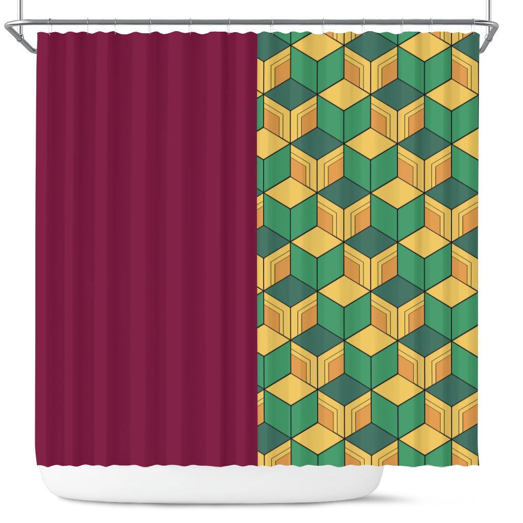 Giyu Tomioka Classic Demon Slayer Kimetsu No Yaiba Anime Shower Curtai