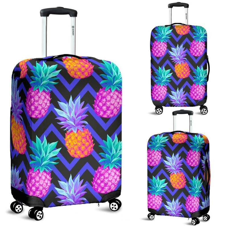 Pineapple Color Art Pattern Luggage Cover Suitcase Protector Nearkii