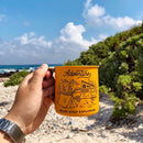 Combo White And Yellow Camping Campfire Travel Mugs 04 2023 Nearkii