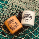 Combo White And Yellow Camping Campfire Travel Mugs 04 2023 Nearkii