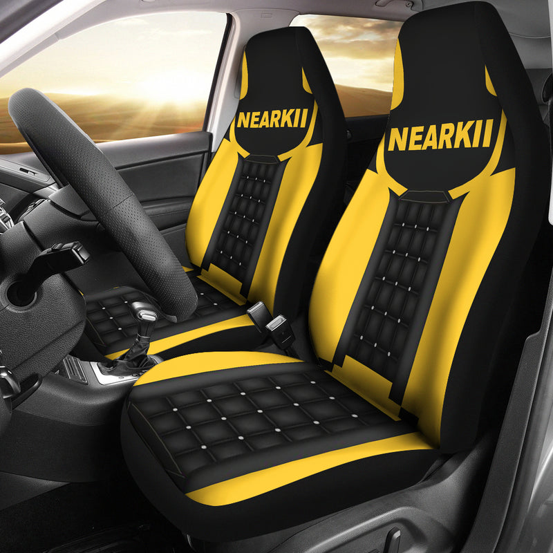 Nearkii Custom Logo Premium Custom Car Seat Covers Decor Protector Nearkii