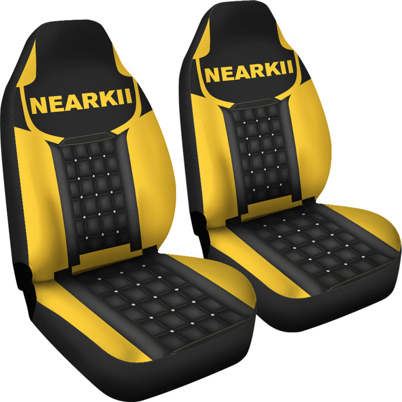 Nearkii Custom Logo Premium Custom Car Seat Covers Decor Protector Nearkii