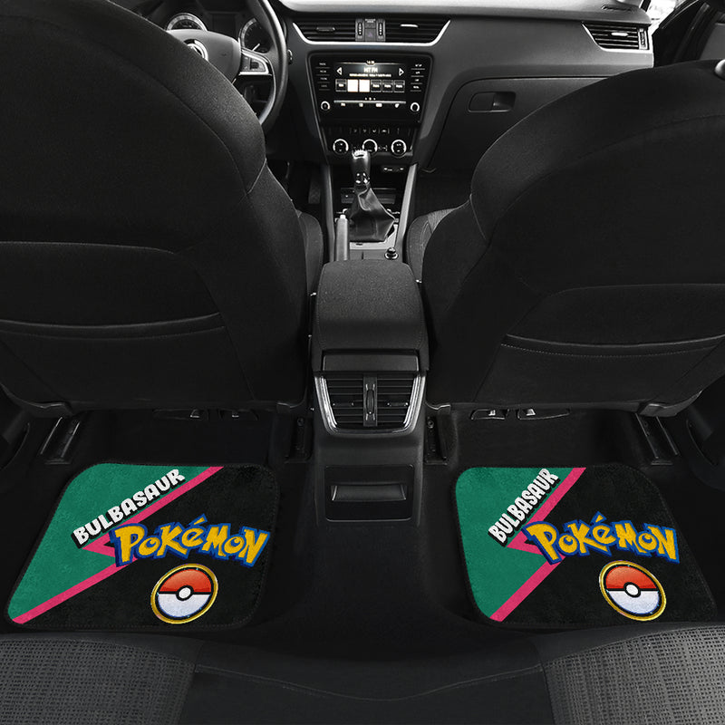 Bulbasaur Car Floor Mats Custom Anime Pokemon Car Interior Accessories Nearkii