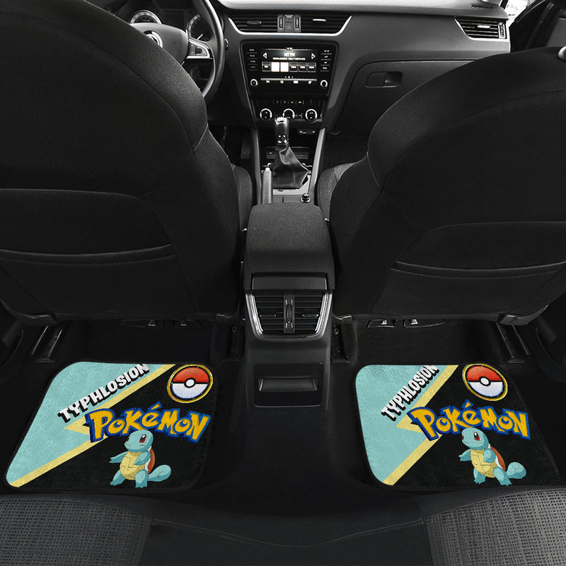 Squirtle Car Floor Mats Custom Anime Pokemon Car Interior Accessories Nearkii