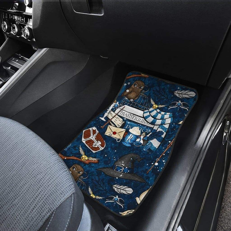 Harry Potter Blue Front And Back Car Mats 1 (Set Of 4) Nearkii