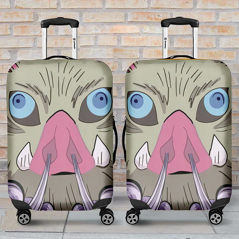 Inosuke Demon Slayer Anime Luggage Cover Suitcase Protector Nearkii