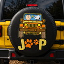 Snoopy Jeep Driving Car Spare Tire Cover