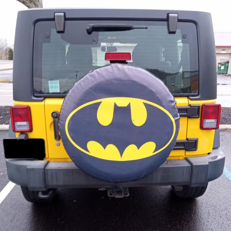 Batman Icon Car Spare Tire Covers Gift For Campers
