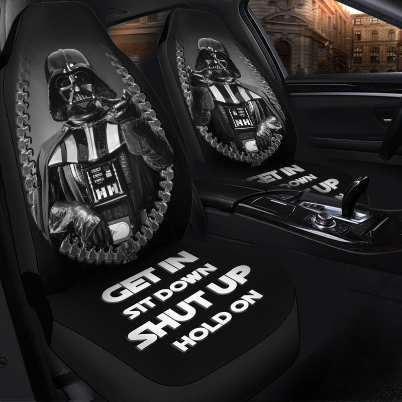 Get In Sit Down Zip Star Wars Darth Vader Premium Custom Car Seat Covers Decor Protectors