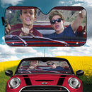 Funny Boys Driving Car Auto Sunshades