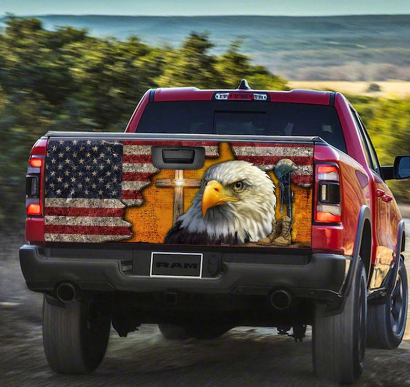 American Eagle Truck Tailgate Decal Sticker