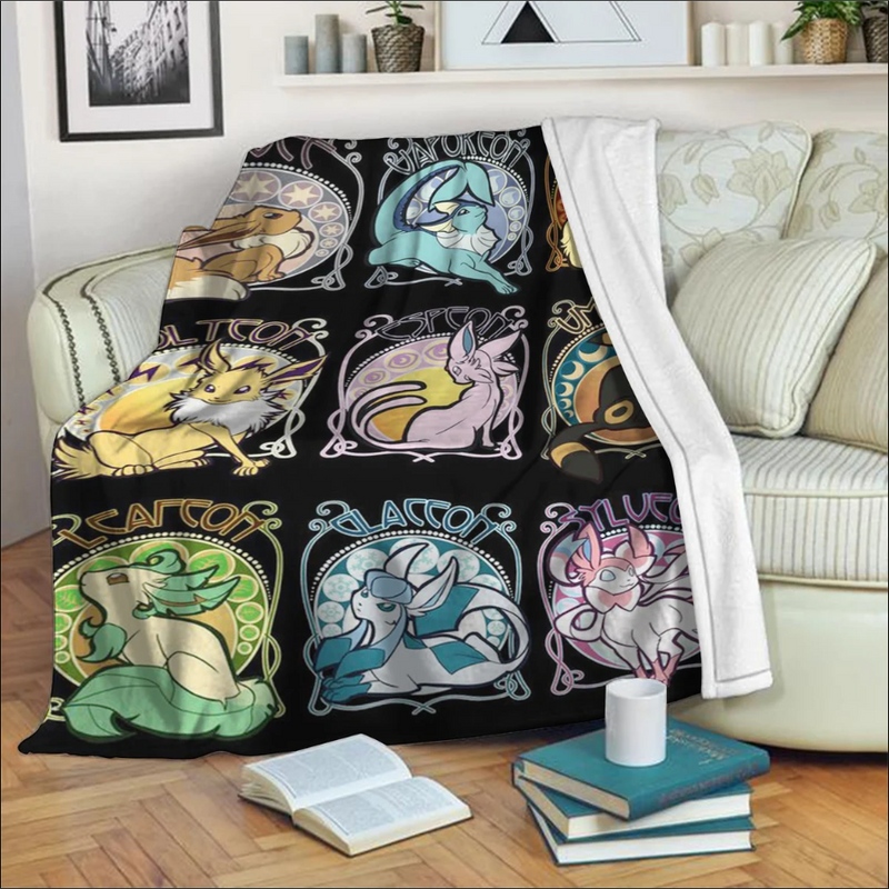 Pokemon Eevee Evolution Premium Blanket