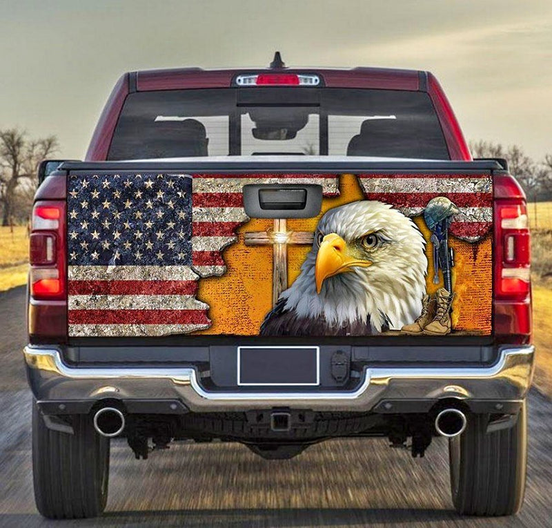 American Eagle Truck Tailgate Decal Sticker
