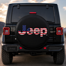 Jeep American Flag Car Spare Tire Cover