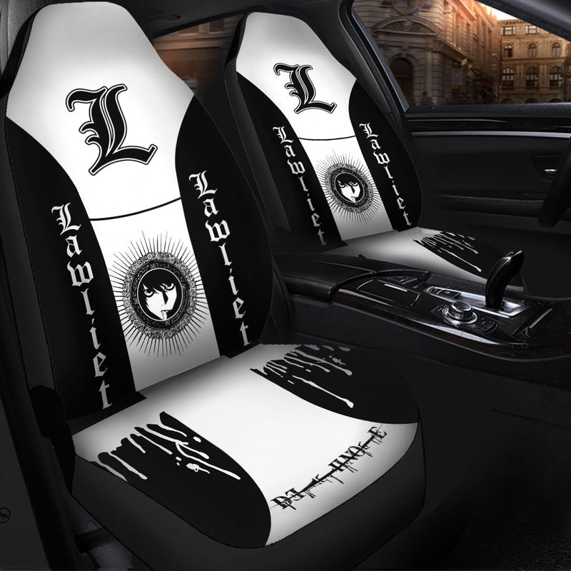 L Death Note Premium Custom Car Seat Covers Decor Protectors