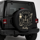 Personalized Hiking Backpack Car Spare Tire Cover