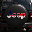 Jeep American Flag Car Spare Tire Cover