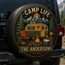 Personalized Custom Camp Life Car Spare Tire Cover