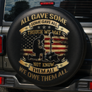 US Veterans Day Jeep Car Spare Tire Cover