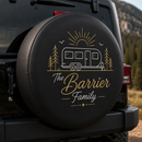 Personalized Camper Family Car Spare Tire Cover