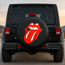 Funny Lady Lick Spare Tire Cover