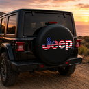 Jeep American Flag Car Spare Tire Cover