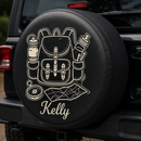 Personalized Hiking Backpack Car Spare Tire Cover