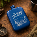 Blue Wheels Soul Hip Flask