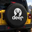 Deer Jeep Funny Spare Tire Cover