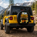 Snoopy Jeep Driving Car Spare Tire Cover