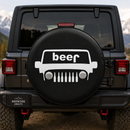 Beer Jeep Car Spare Tire Cover