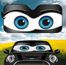 Black Cartoon Eyes Car Auto Sunshades