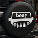 Beer Jeep Car Spare Tire Cover