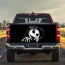 Jack Skelling Nightmare Before Christmas Unzipped Truck Tailgate Decal Sticker