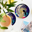 Aladin Couple Love You To The Moon Galaxy Ceramic Drink Coasters
