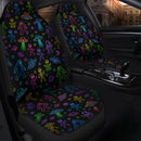 Alien Line Pattern Custom Car Seat Covers Decor Protectors