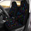 Alien Line Pattern Custom Car Seat Covers Decor Protectors