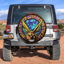 All Might My Hero Academia Stained Glass Car Spare Tire Cover