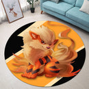 Arcanine Round Rug