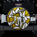 Arceus Legendary Stained Glass Car Spare Tire Cover