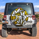Arceus Legendary Stained Glass Car Spare Tire Cover