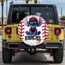 Arizona Diamondbacks Car Spare Tire Cover With Camera Hole