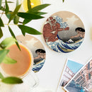 Attack On Titans The Great Wave Japan Anime Ceramic Drink Coasters