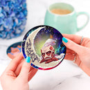 Attack On Titan Love You To The Moon Galaxy Ceramic Drink Coasters